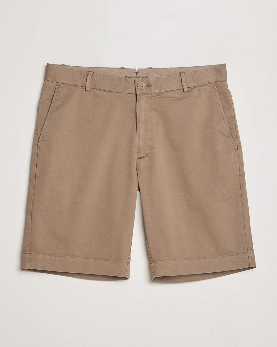 Herren | Hemden | Sunspel | Cotton Chino Shorts Dark Stone