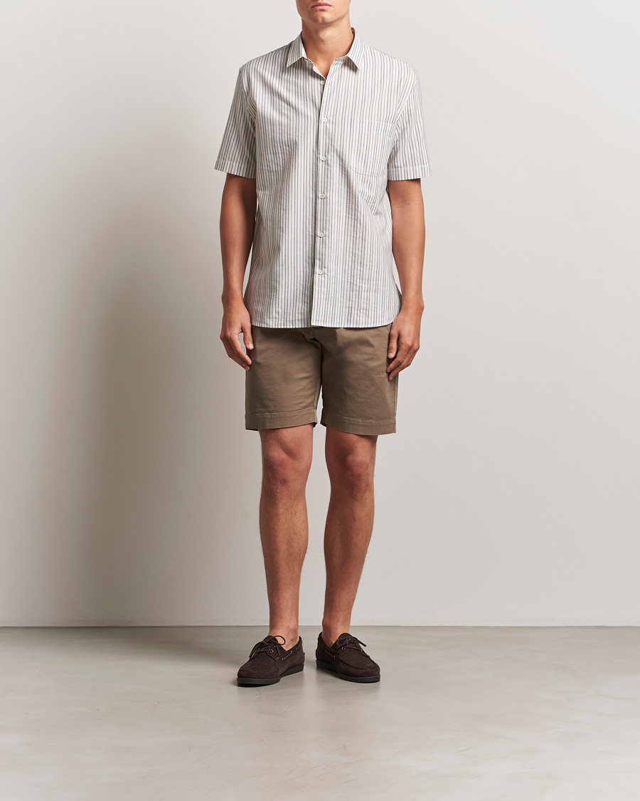 Herren | Hemden | Sunspel | Cotton Chino Shorts Dark Stone
