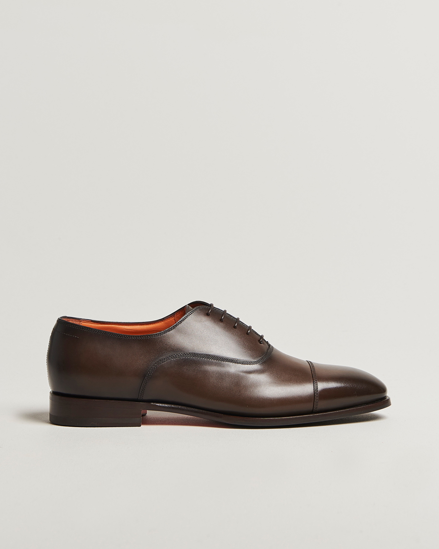 Herren | Oxford | Santoni | Adrian Oxford Dark Brown Calf