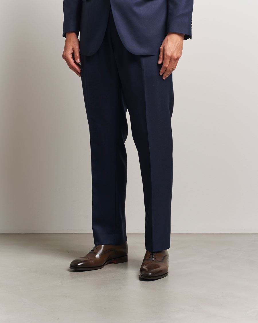 Herren | Oxford | Santoni | Adrian Oxford Dark Brown Calf