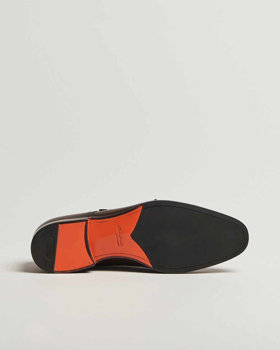 Herren | Monkstrap | Santoni | Adrian Double Monk Dark Brown Calf