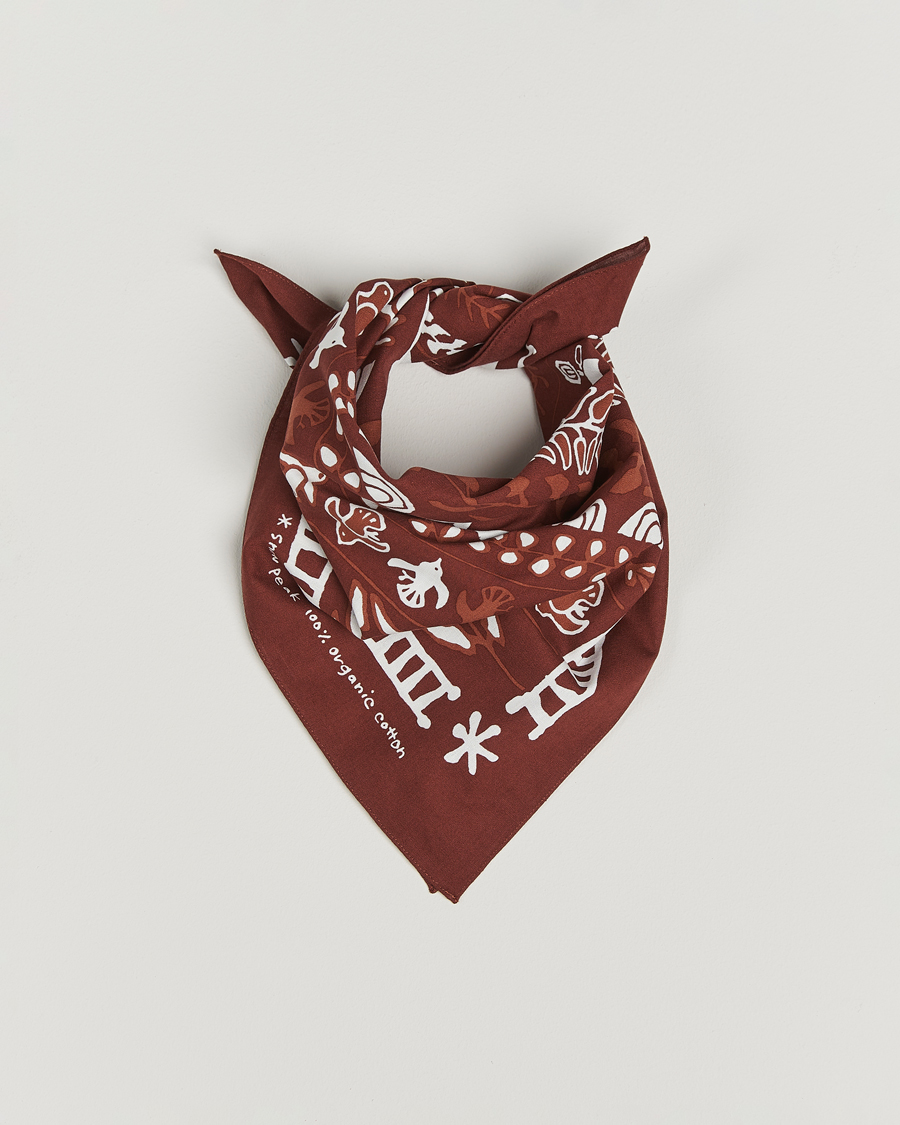 Herren | Snow Peak OG Cotton Nordic Bandana Bordeaux | Snow Peak | OG Cotton Nordic Bandana Bordeaux