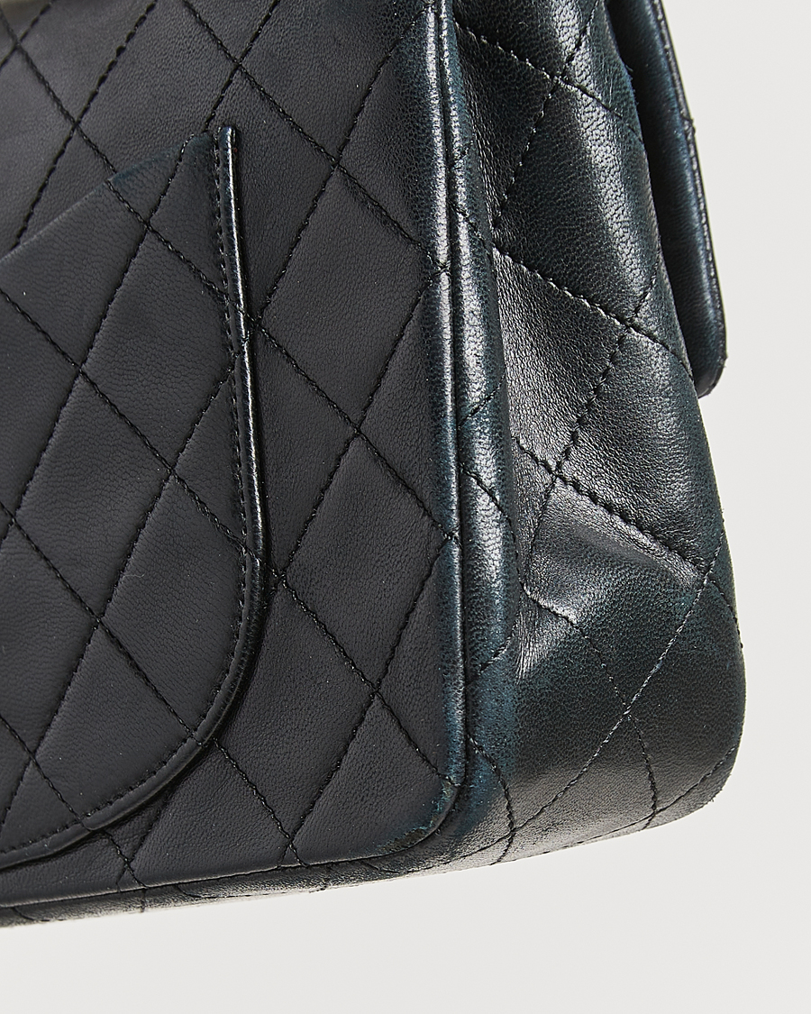 Herren | Chanel Pre-Owned Classic Double Flap Small Lambskin Black | Chanel Pre-Owned | Classic Double Flap Small Lambskin Black