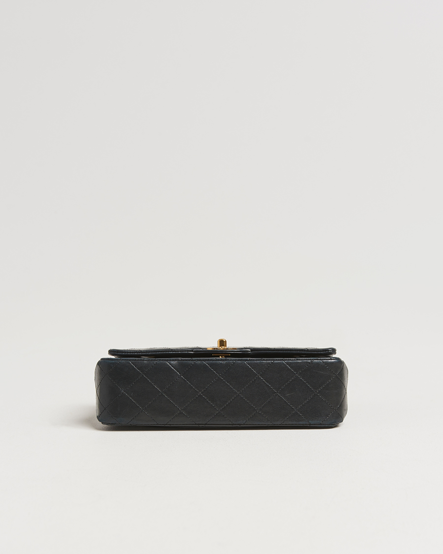 Herren | Chanel Pre-Owned Classic Double Flap Small Lambskin Black | Chanel Pre-Owned | Classic Double Flap Small Lambskin Black