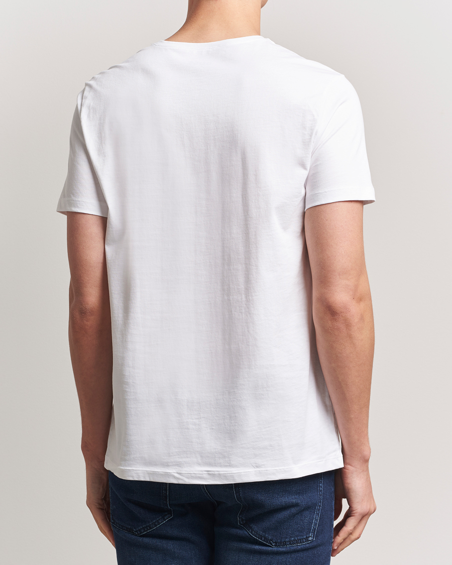 Herren | T-Shirts | BOSS BLACK | 2-Pack Relaxed Fit V-Neck T-Shirt White