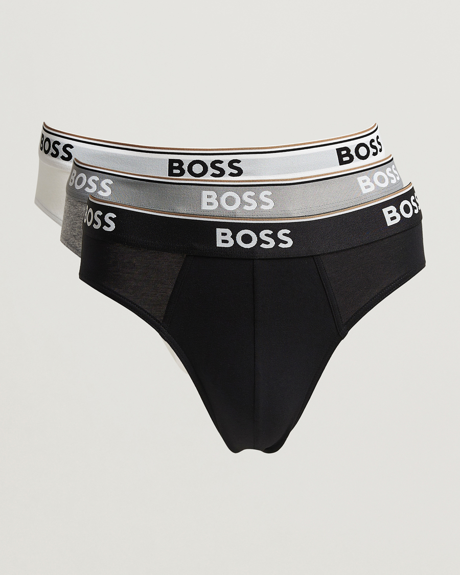 Herren | Unterwäsche | BOSS BLACK | 3-Pack Brief White/Grey/Black