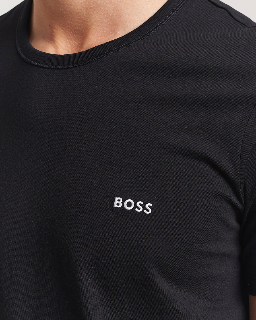 Herren | T-Shirts | BOSS BLACK | 3-Pack Crew Neck T-Shirt White/Navy/Black