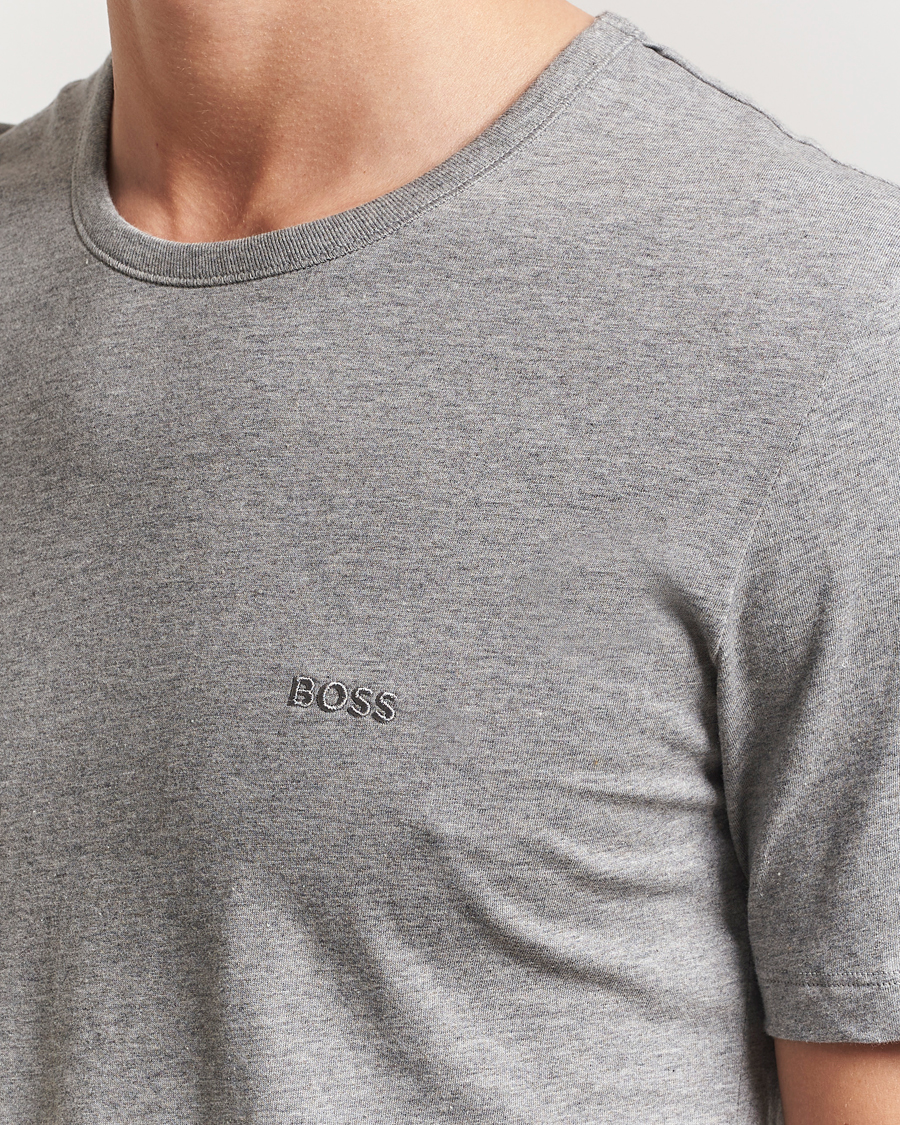 Herren | T-Shirts | BOSS BLACK | 3-Pack Crew Neck T-Shirt White/Grey/Black