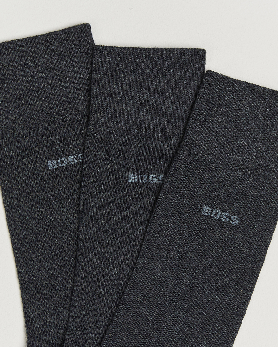 Herren | Unterwäsche | BOSS BLACK | 3-Pack RS Uni Socks Charcoal