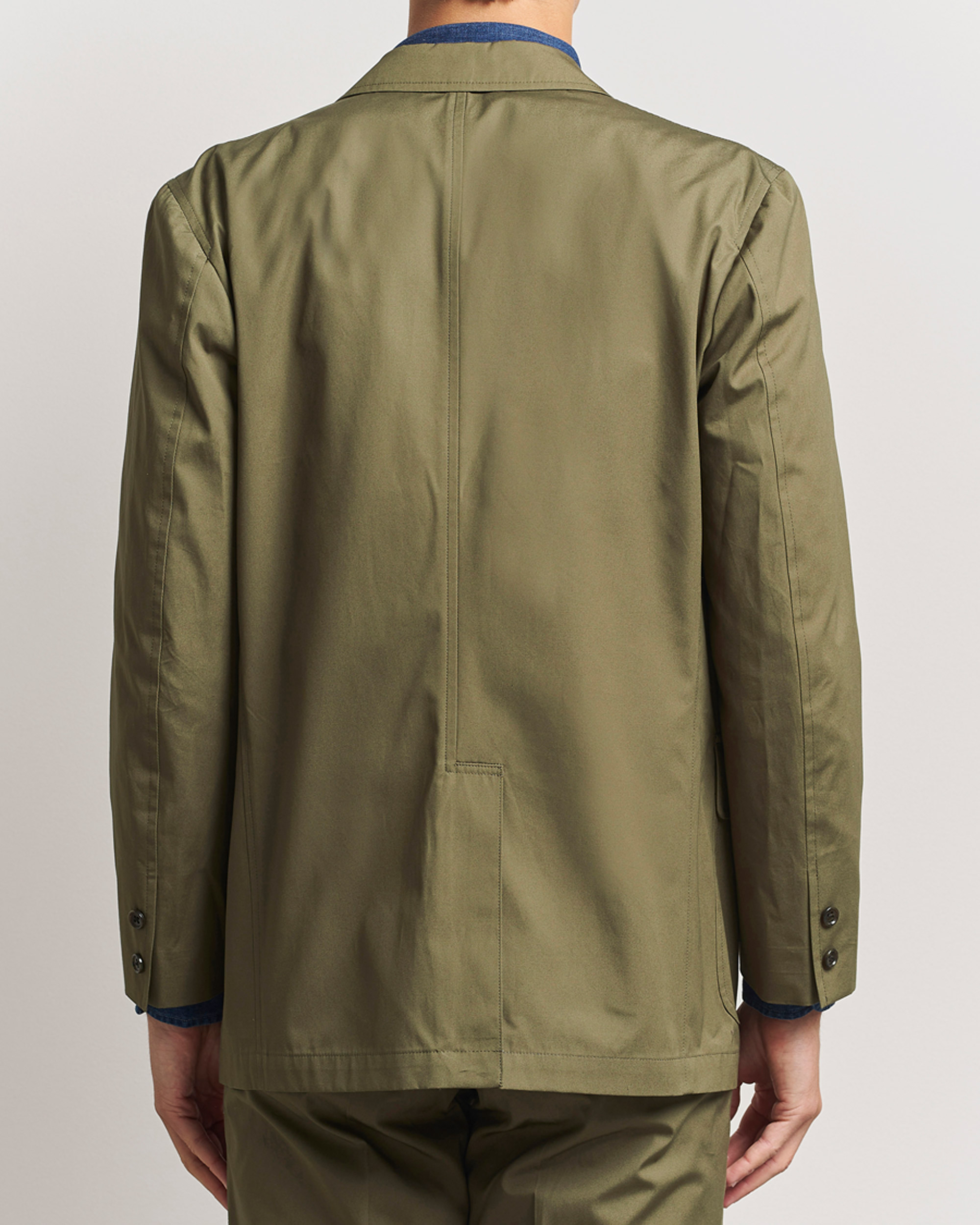 Herren | Sakkos | Kamakura Shirts | Cotton Ivy Jacket Olive