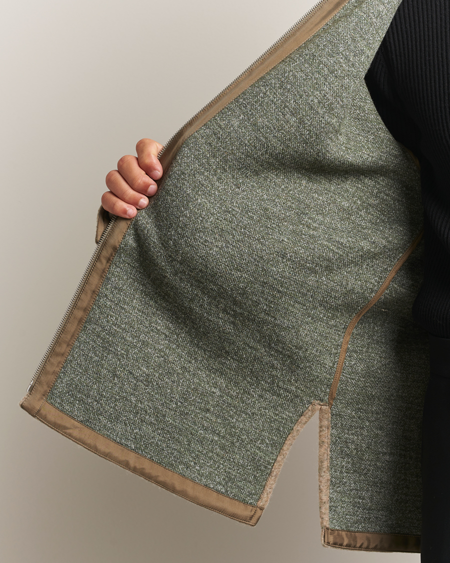 Herren | Jacken | Jil Sander | Felted Wool Shirt Jacket Beige