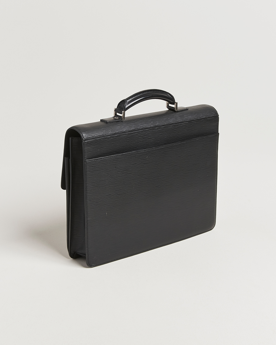 Herren | Louis Vuitton Pre-Owned Robusto Briefcase Black | Louis Vuitton Pre-Owned | Robusto Briefcase Black