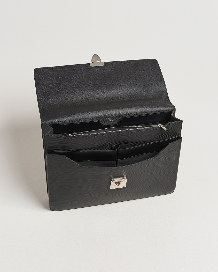 Herren | Louis Vuitton Pre-Owned Robusto Briefcase Black | Louis Vuitton Pre-Owned | Robusto Briefcase Black