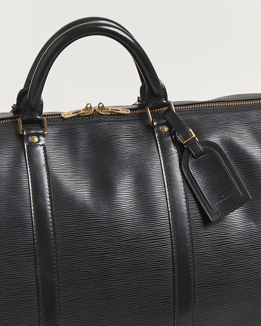 Herren | Louis Vuitton Pre-Owned Keepall 60 Epi Leather Black | Louis Vuitton Pre-Owned | Keepall 60 Epi Leather Black