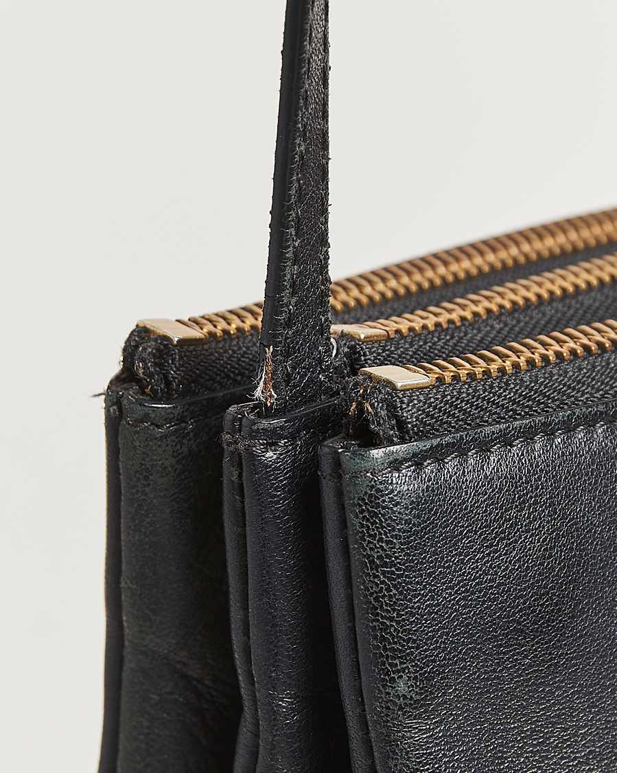 Herren | Celine Pre-Owned Trio Bag Small Leather Black | Celine Pre-Owned | Trio Bag Small Leather Black
