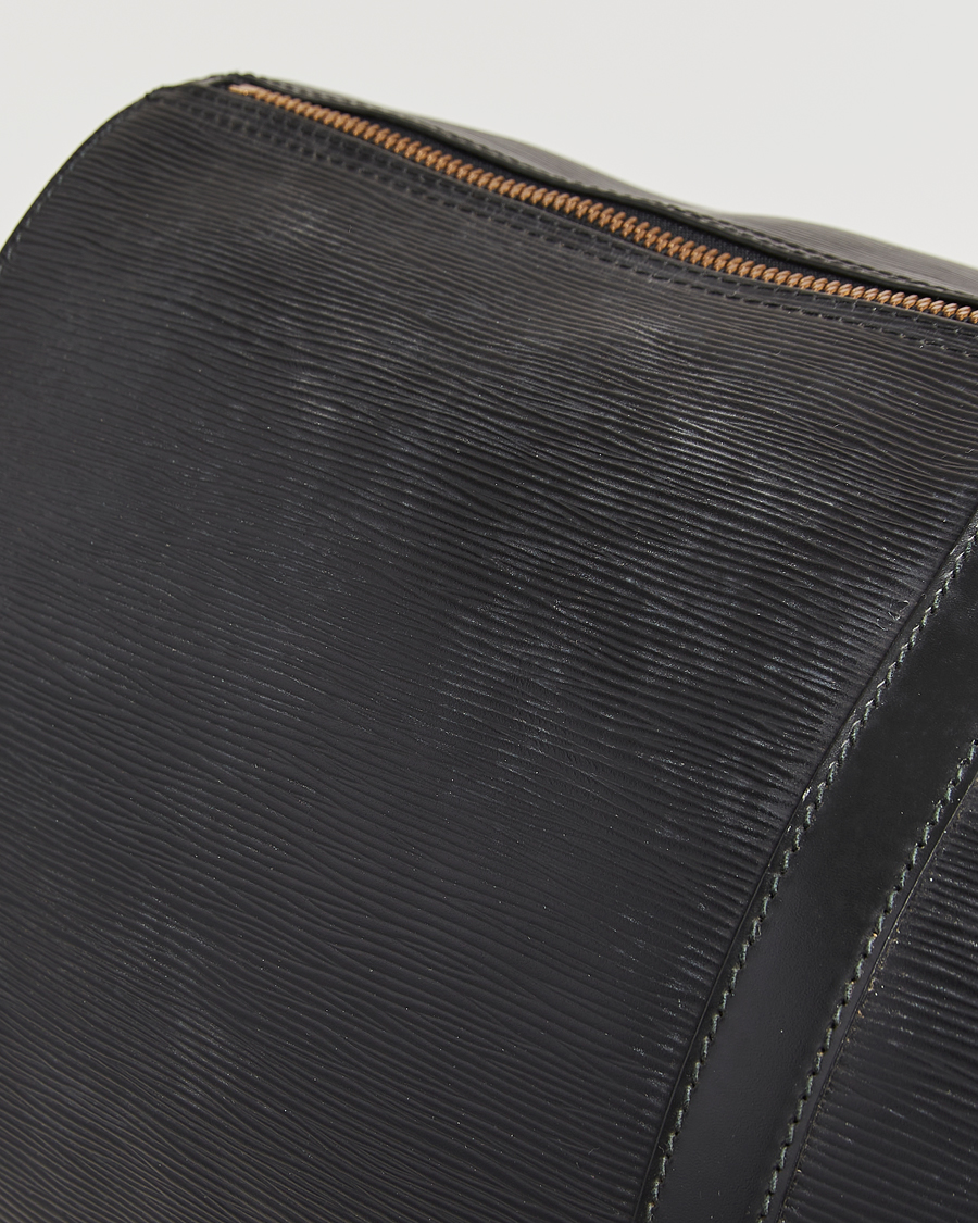 Herren | Louis Vuitton Pre-Owned Keepall 60 Epi Leather Black | Louis Vuitton Pre-Owned | Keepall 60 Epi Leather Black