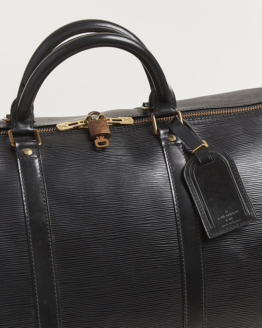 Herren | Louis Vuitton Pre-Owned Keepall 60 Epi Leather Black | Louis Vuitton Pre-Owned | Keepall 60 Epi Leather Black