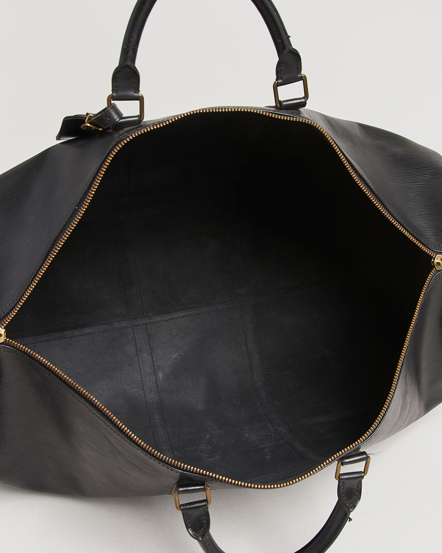 Herren | Louis Vuitton Pre-Owned Keepall 60 Epi Leather Black | Louis Vuitton Pre-Owned | Keepall 60 Epi Leather Black