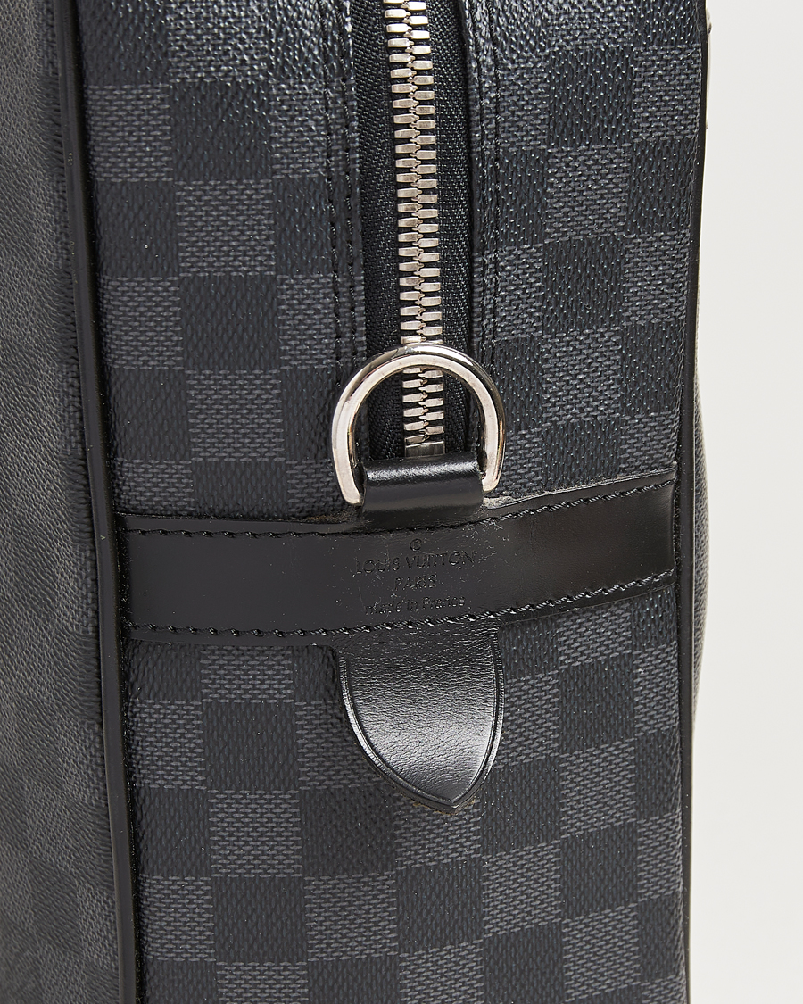 Herren | Louis Vuitton Pre-Owned Porte-Documents Voyage Briefcase Damier Graphite | Louis Vuitton Pre-Owned | Porte-Documents Voyage Briefcase Damier Graphite