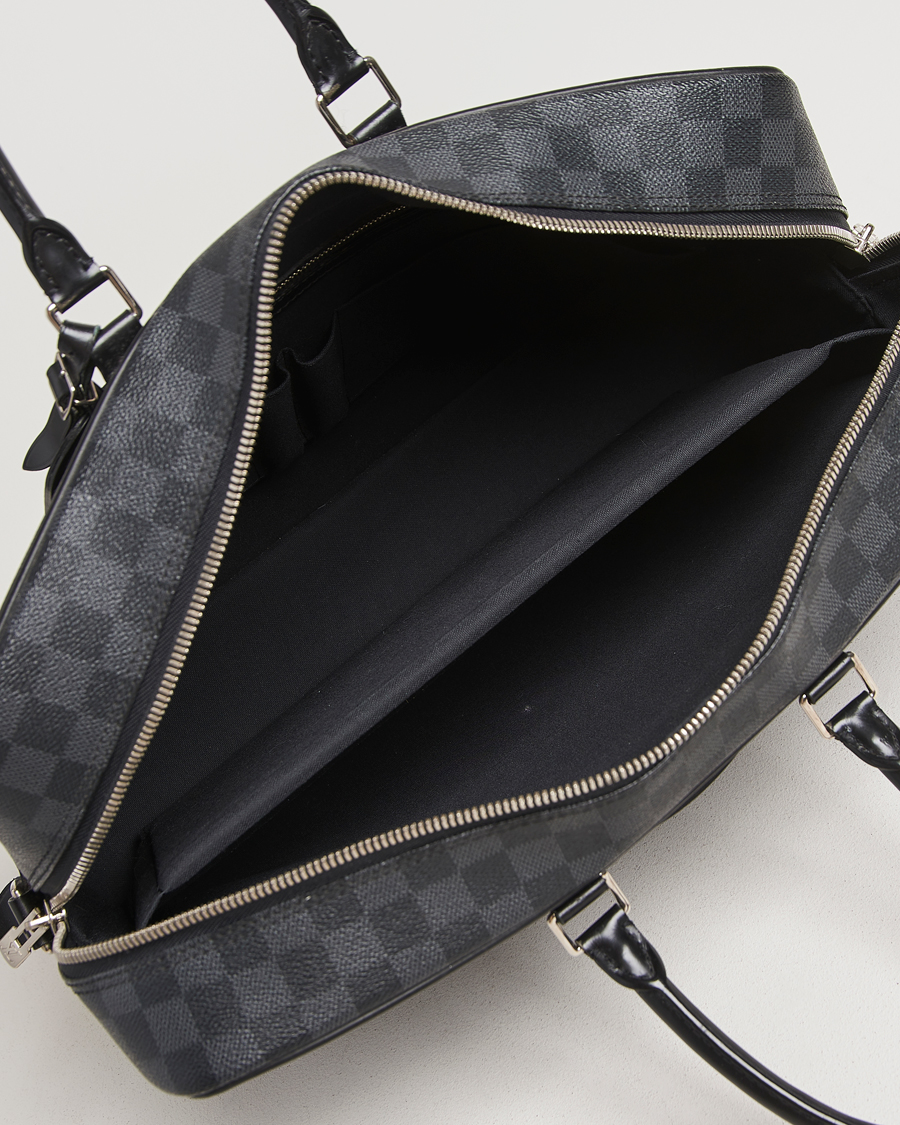 Herren | Louis Vuitton Pre-Owned Porte-Documents Voyage Briefcase Damier Graphite | Louis Vuitton Pre-Owned | Porte-Documents Voyage Briefcase Damier Graphite