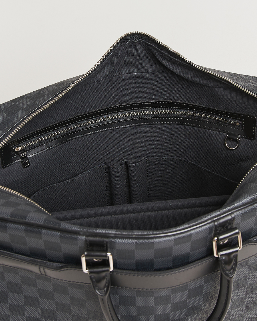 Herren | Louis Vuitton Pre-Owned Porte-Documents Voyage Briefcase Damier Graphite | Louis Vuitton Pre-Owned | Porte-Documents Voyage Briefcase Damier Graphite