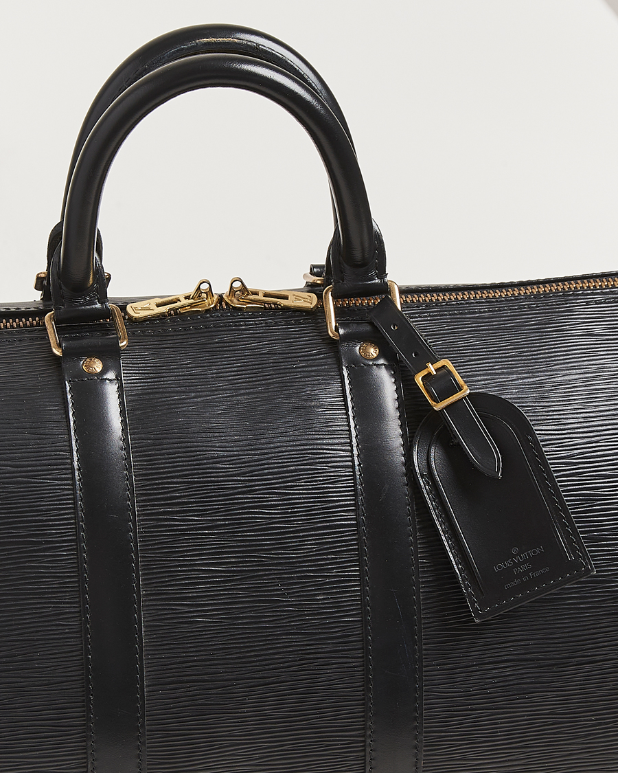 Herren | Louis Vuitton Pre-Owned Keepall 45 Epi Leather Black | Louis Vuitton Pre-Owned | Keepall 45 Epi Leather Black