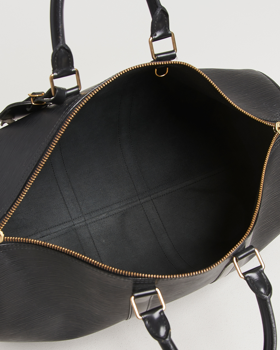 Herren | Louis Vuitton Pre-Owned Keepall 45 Epi Leather Black | Louis Vuitton Pre-Owned | Keepall 45 Epi Leather Black