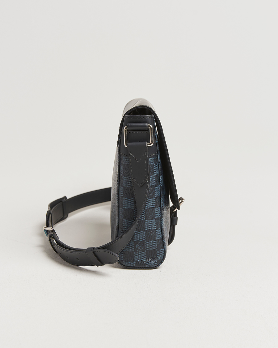 Herren | Pre-Owned & Vintage Bags | Louis Vuitton Pre-Owned | Newport Messenger PM Damier Cobalt