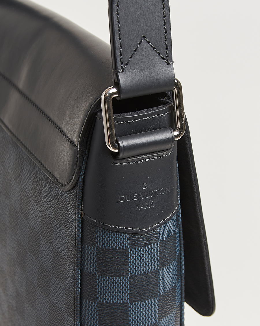 Herren | Pre-Owned & Vintage Bags | Louis Vuitton Pre-Owned | Newport Messenger PM Damier Cobalt