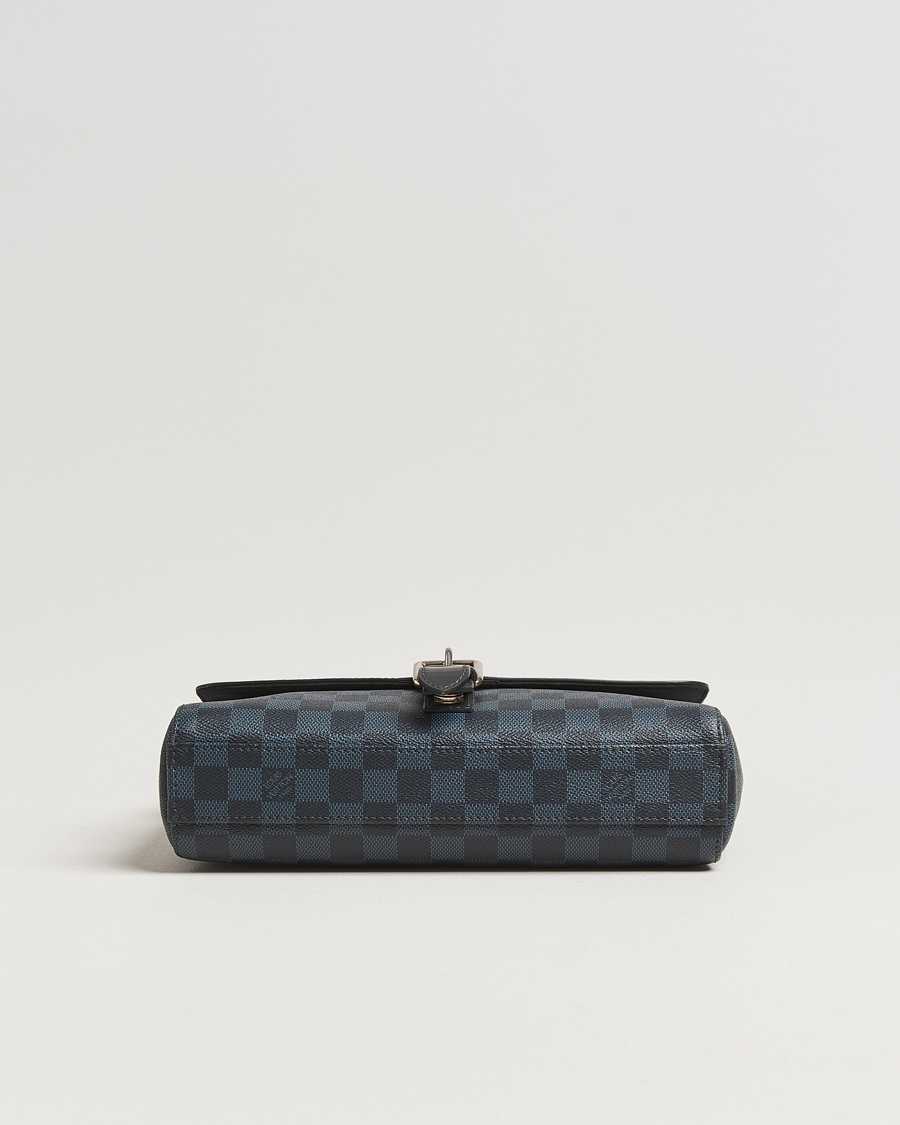 Herren | Pre-Owned & Vintage Bags | Louis Vuitton Pre-Owned | Newport Messenger PM Damier Cobalt