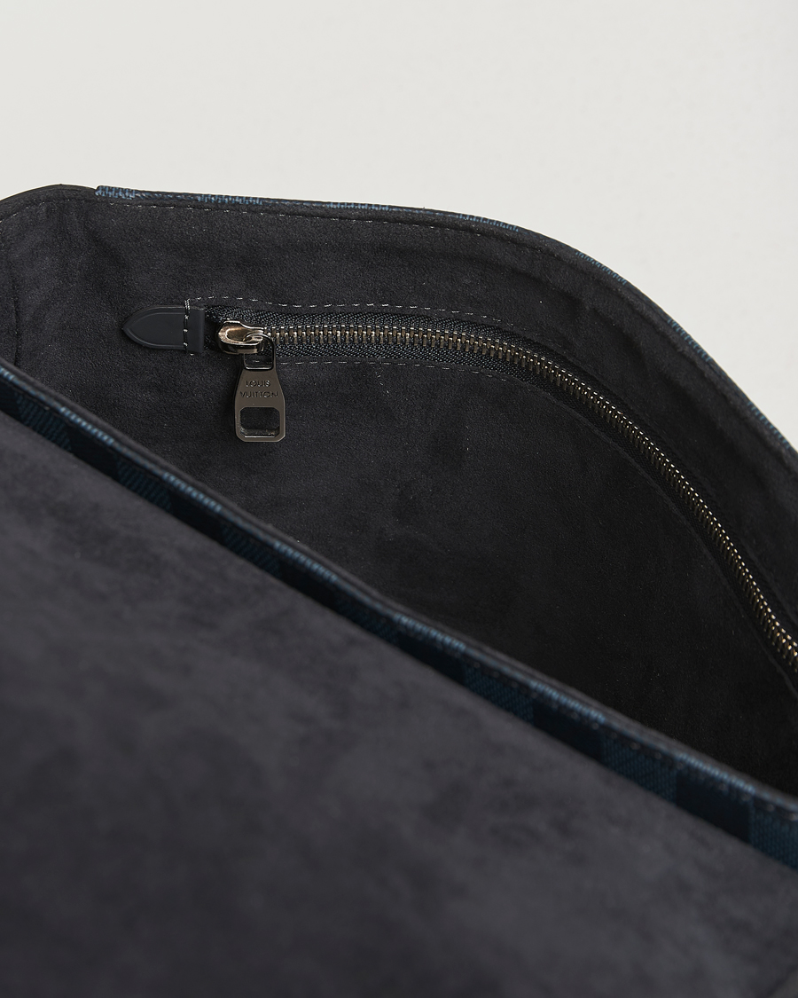 Herren | Pre-Owned & Vintage Bags | Louis Vuitton Pre-Owned | Newport Messenger PM Damier Cobalt