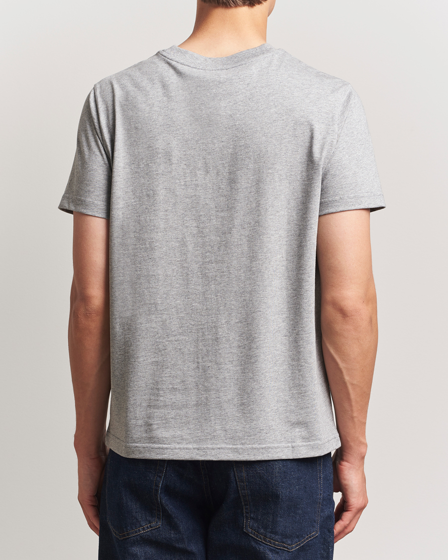 Herren | T-Shirts | A.P.C. | Embroidered APC T-Shirt Heather Grey