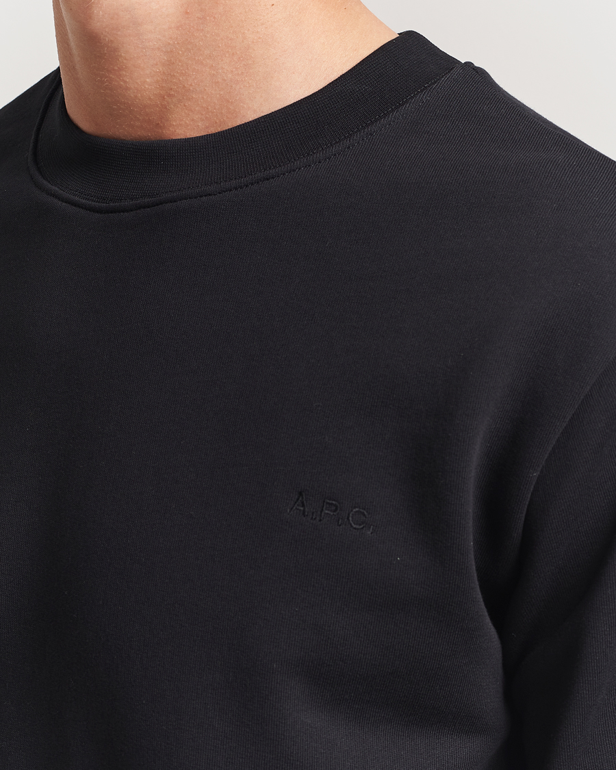 Herren | Pullover | A.P.C. | Embroidered APC Sweatshirt Black