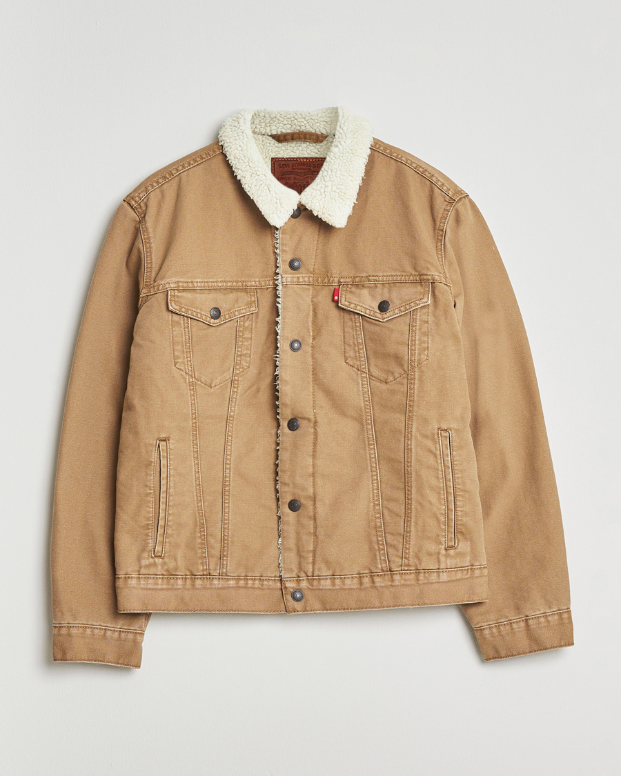 Herren | Jacken | Levi's | Type 3 Sherpa Trucker Ermine Brown
