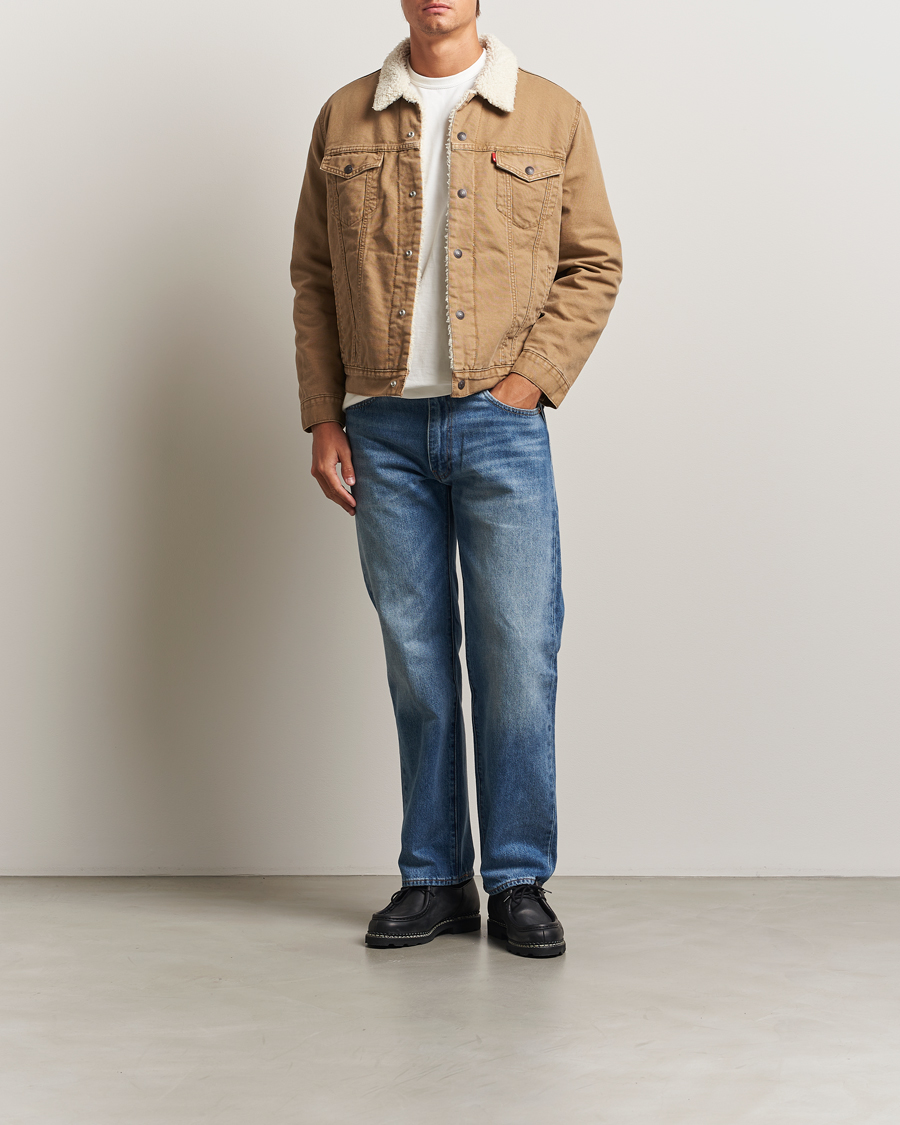 Herren | Jacken | Levi's | Type 3 Sherpa Trucker Ermine Brown