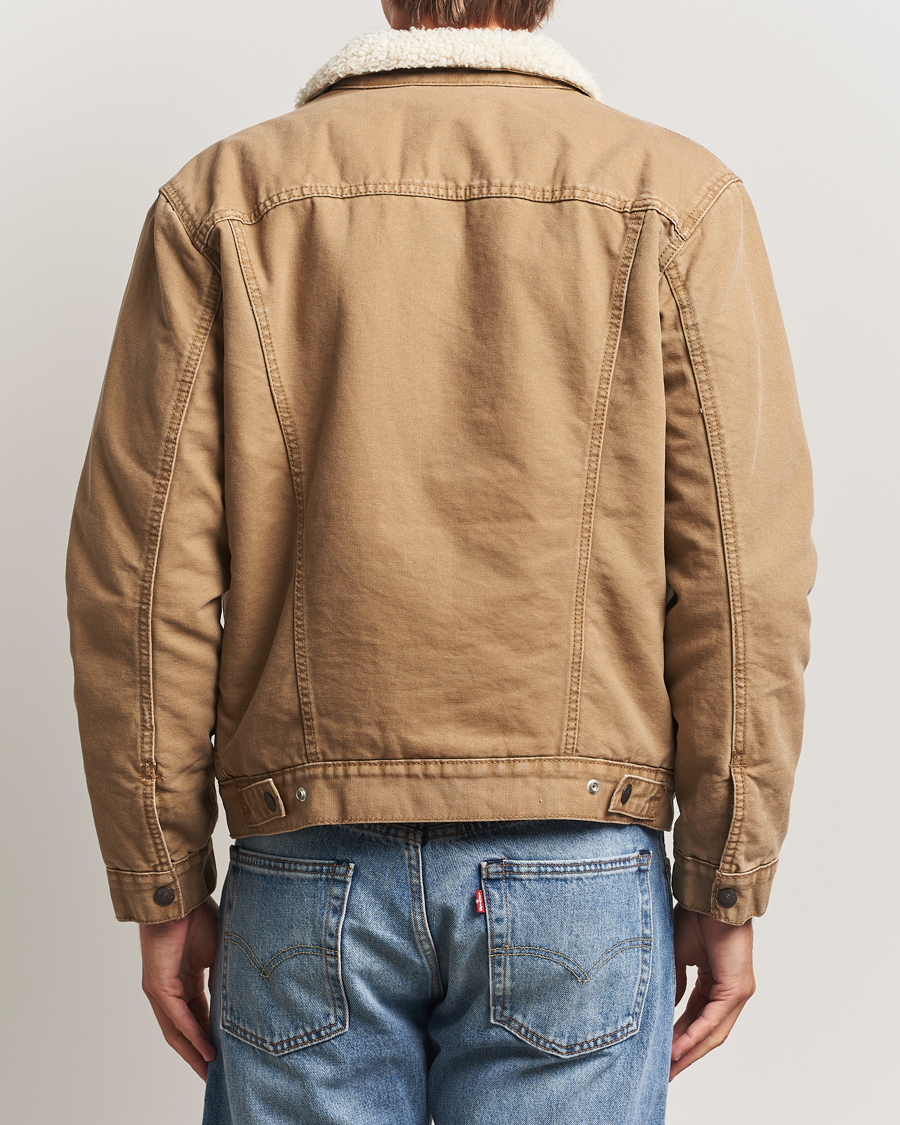 Herren | Jacken | Levi's | Type 3 Sherpa Trucker Ermine Brown