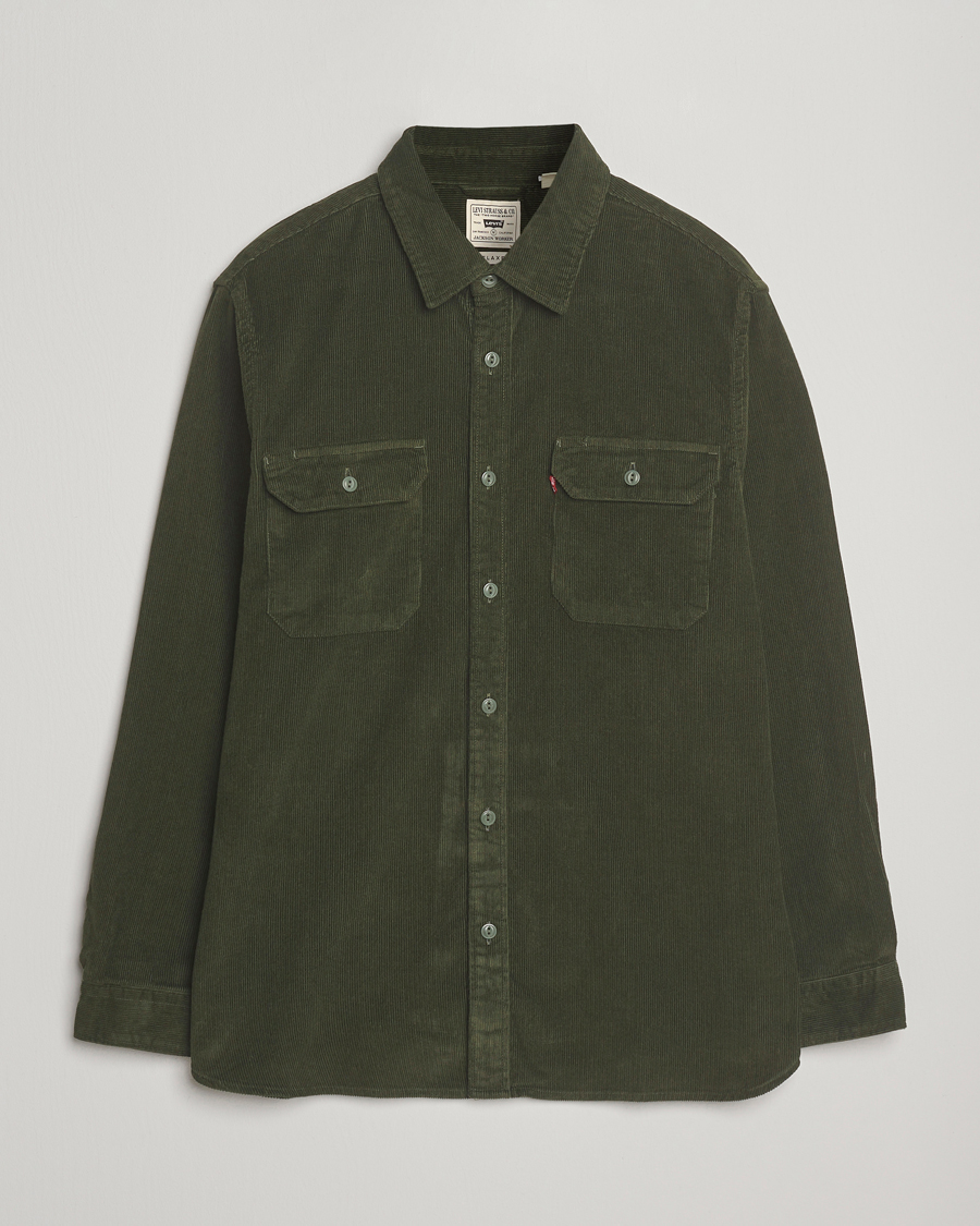 Herren | Hemden | Levi's | Jackson Corduroy Worker Shirt Dark Green