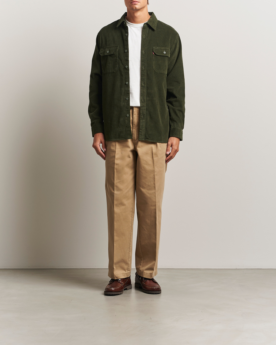 Herren | Hemden | Levi's | Jackson Corduroy Worker Shirt Dark Green