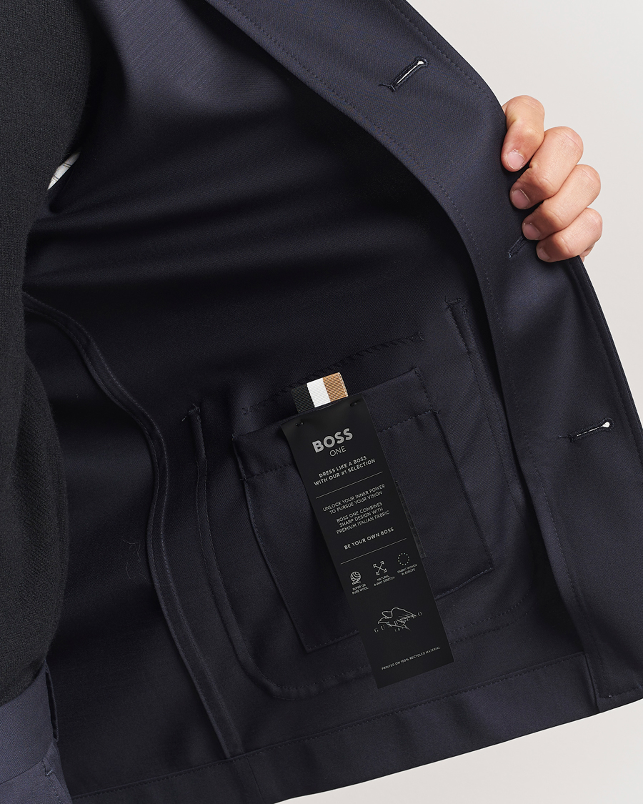 Herren | Jacken | BOSS BLACK | Carper Overshirt Dark Blue