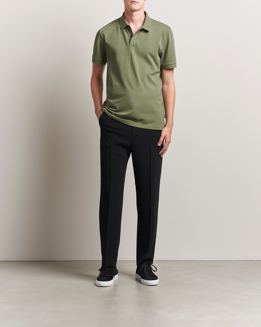Herren | Poloshirts | BOSS BLACK | Pallas Polo Medium Green