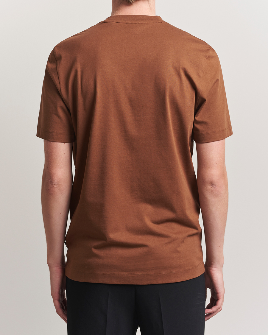 Herren | T-Shirts | BOSS BLACK | Thompson Crew Neck T-Shirt Medium Brown