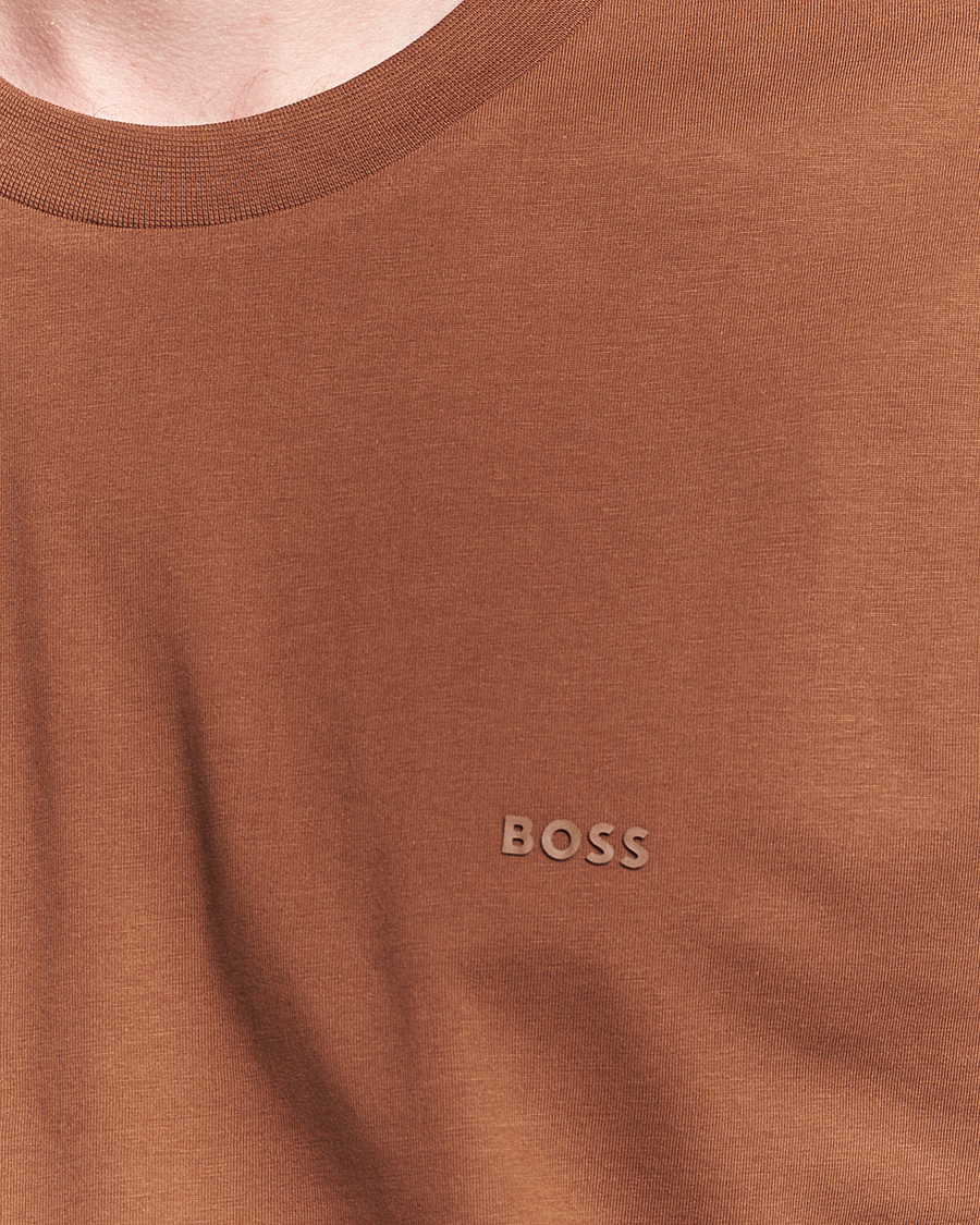Herren | T-Shirts | BOSS BLACK | Thompson Crew Neck T-Shirt Medium Brown