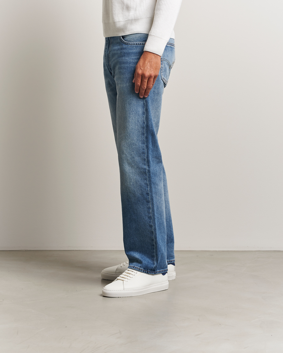 Herren | Axel Arigato Clean 90 Sneaker White/Blue | Axel Arigato | Clean 90 Sneaker White/Blue