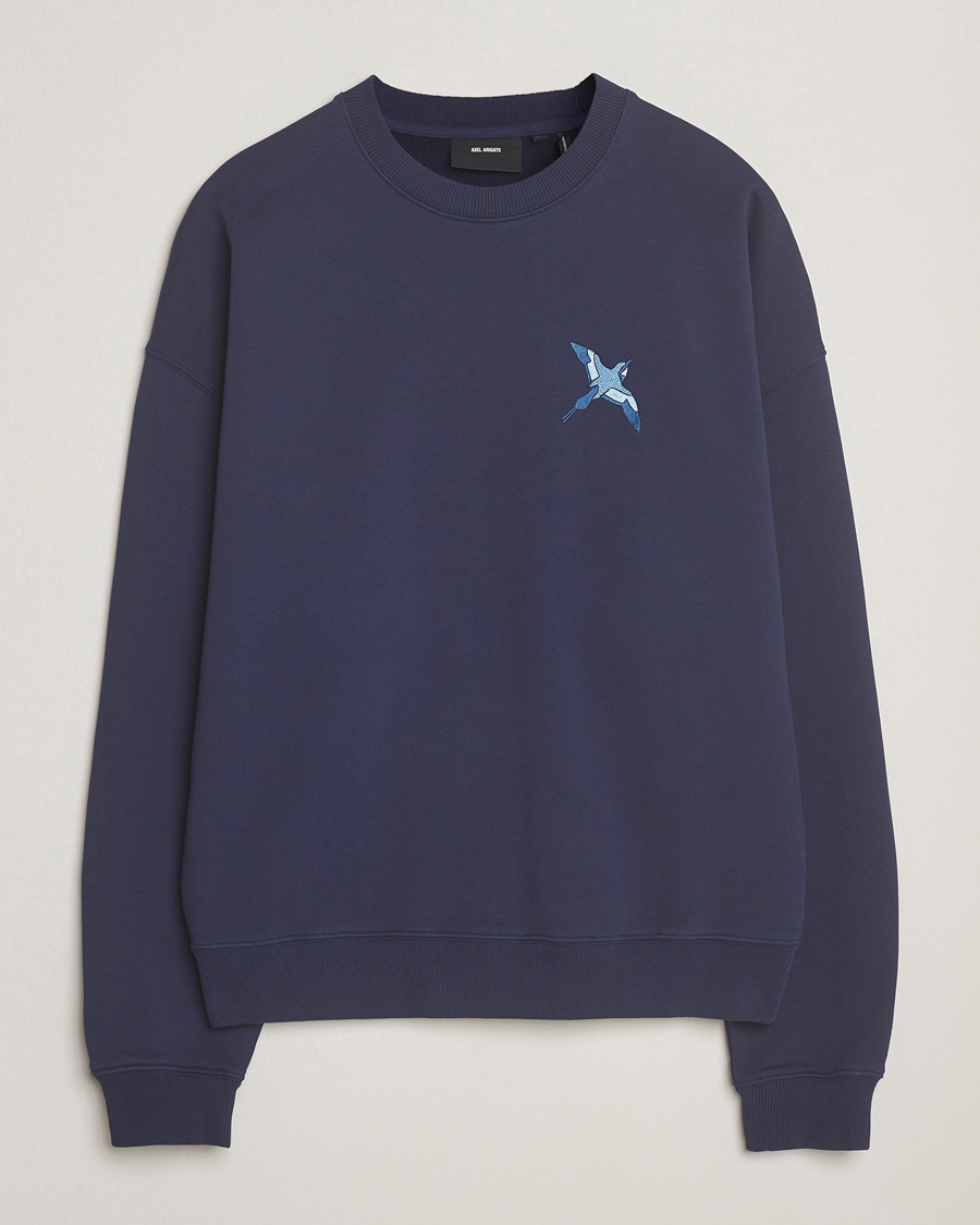 Herren | Pullover | Axel Arigato | Micro Bee Bird Sweatshirt Navy