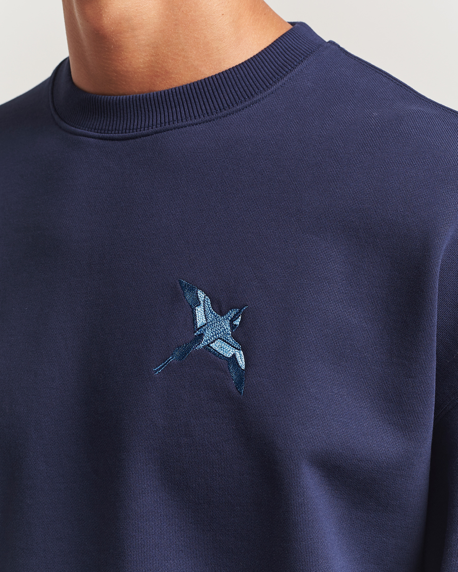 Herren | Pullover | Axel Arigato | Micro Bee Bird Sweatshirt Navy