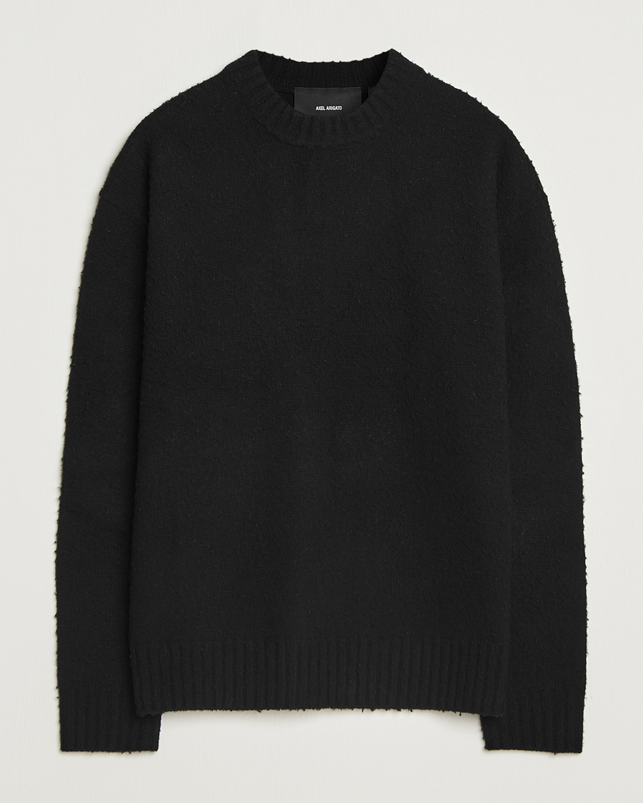 Herren | Pullover | Axel Arigato | Miles Bouclé Knitted Sweater Black