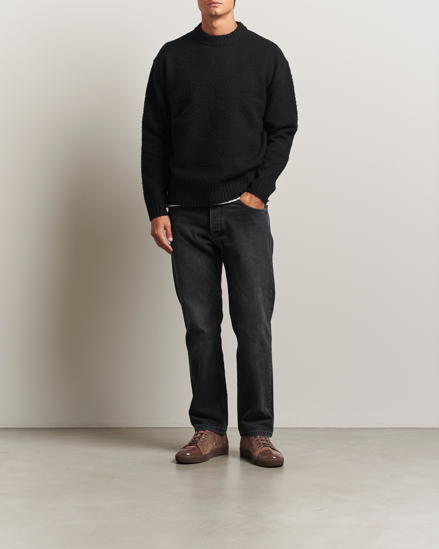 Herren | Pullover | Axel Arigato | Miles Bouclé Knitted Sweater Black