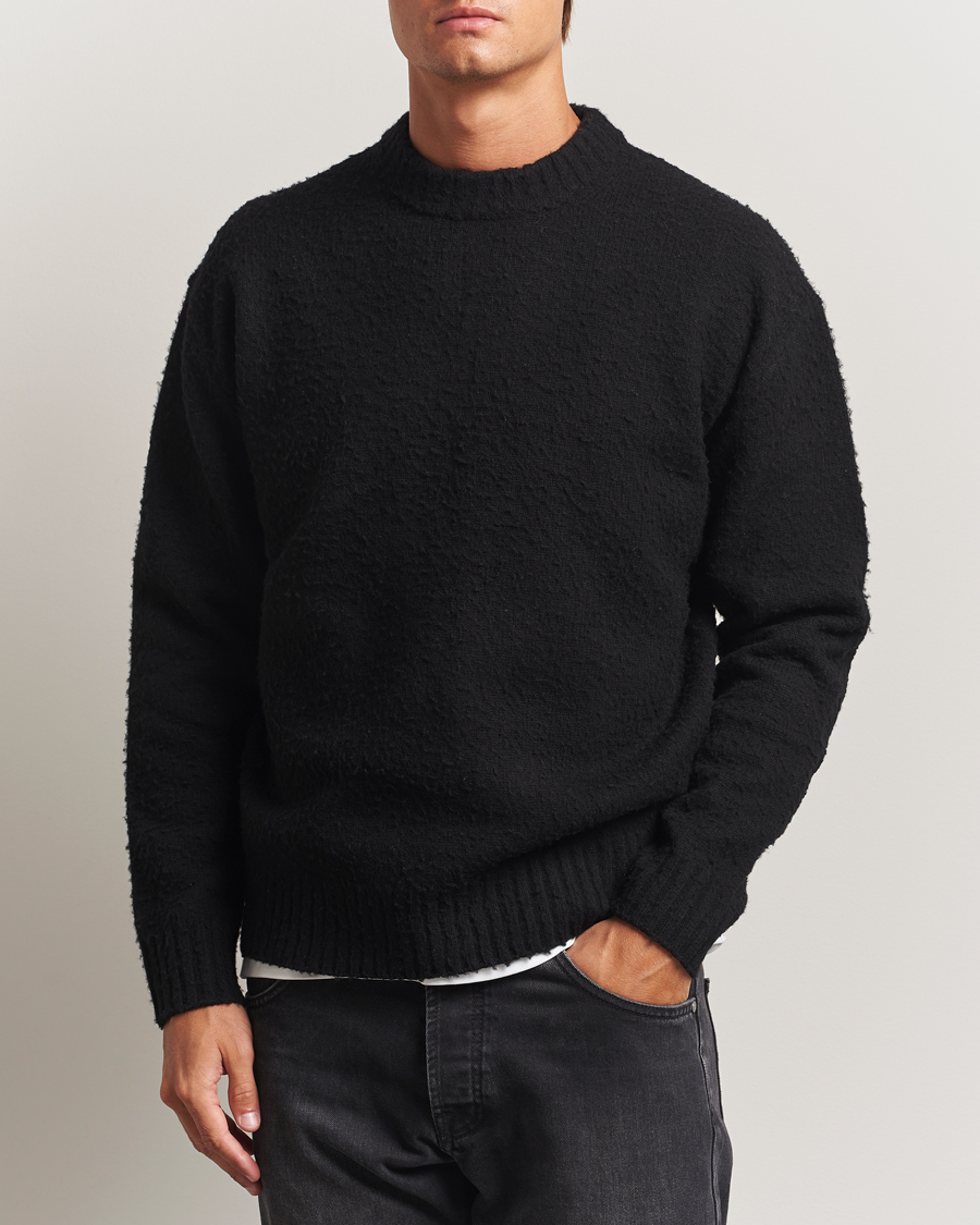 Herren | Pullover | Axel Arigato | Miles Bouclé Knitted Sweater Black