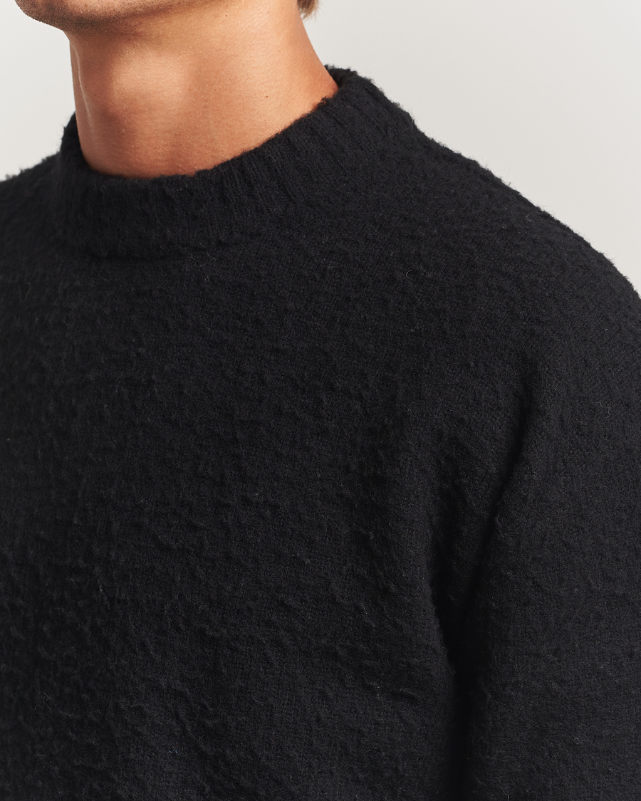 Herren | Pullover | Axel Arigato | Miles Bouclé Knitted Sweater Black