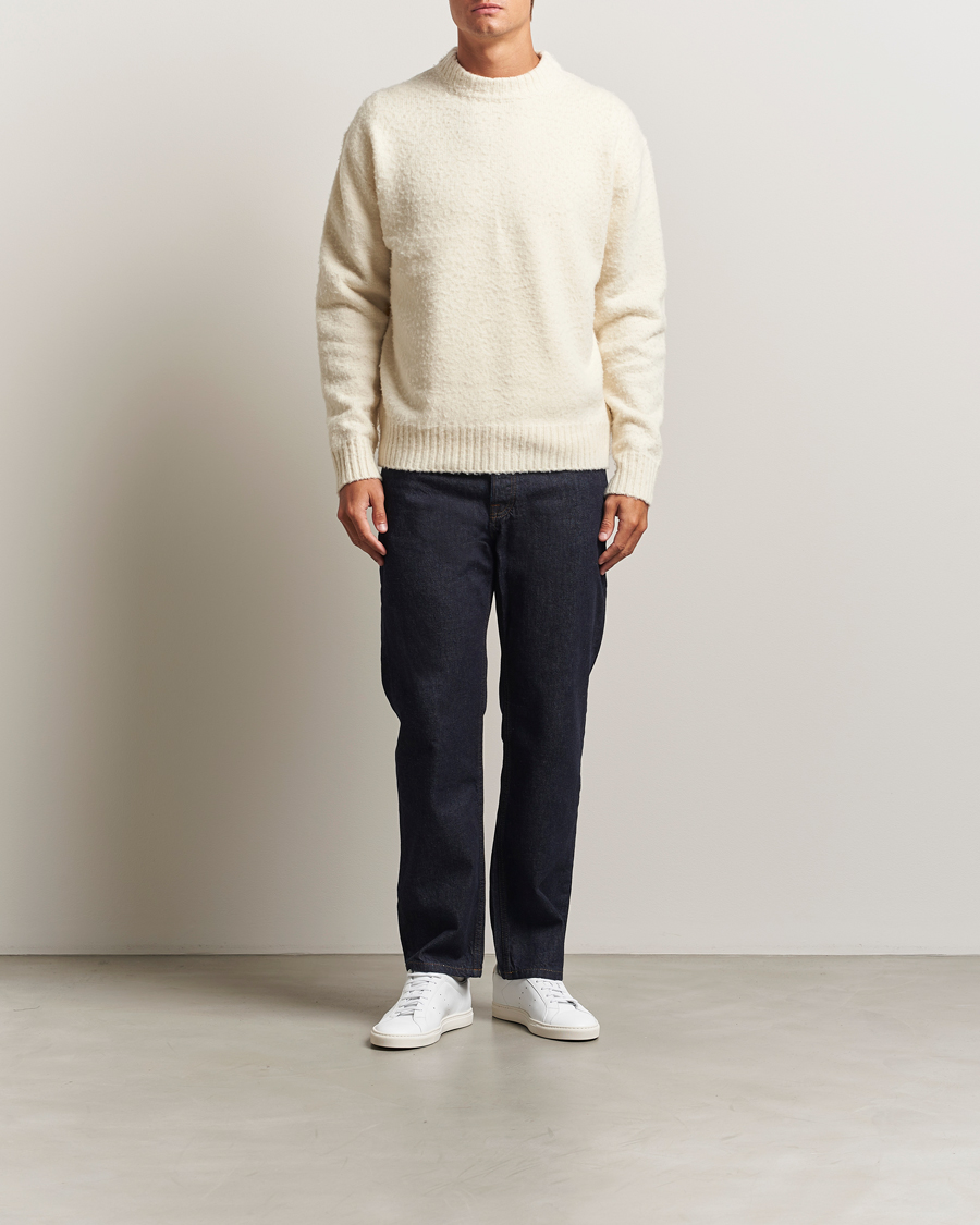 Herren | Pullover | Axel Arigato | Miles Bouclé Knitted Sweater Off White